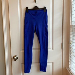 Fabletics size 0/2 full length blue leggings
